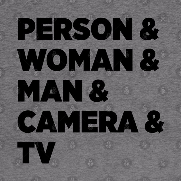 Person Woman Man Camera Tv Black by felixbunny